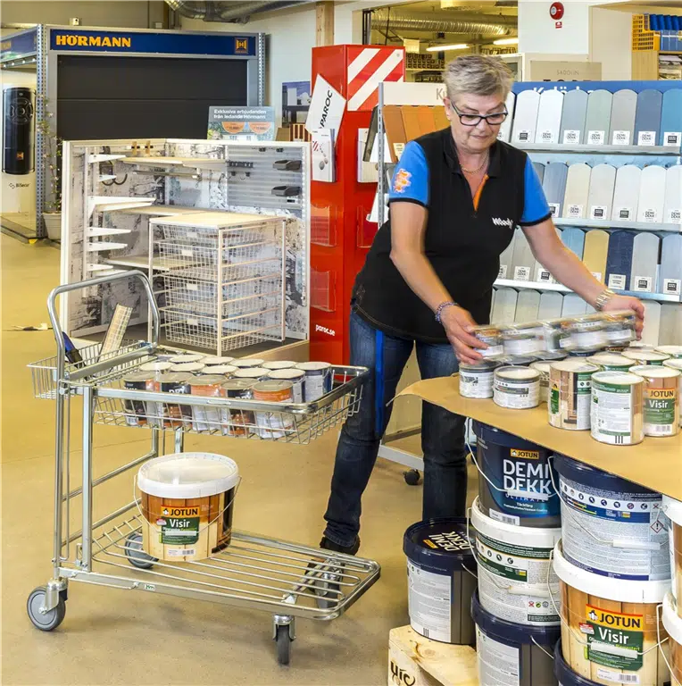 KM4202-K búðarvagn m. körfu - Image 3