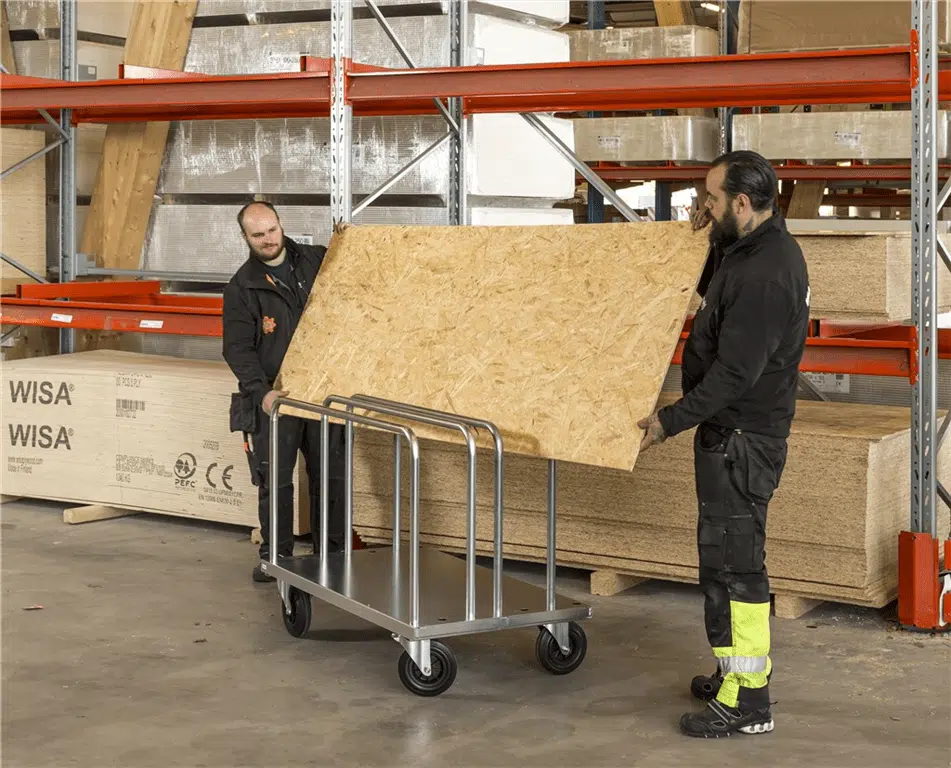 KM439B Plötuvagn - með bremsu - Image 3