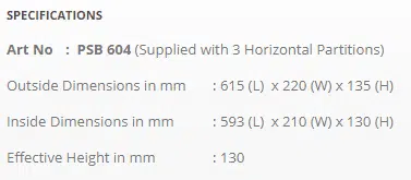 Langi Jón 615x220x135 mm (604) - Image 3