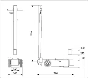 AC-25-2 lofttjakkur 10/25t - Image 2