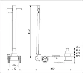 AC-50-3 lofttjakkur 10/25/50t - Image 2