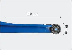 AC-DK13HLQ hærri-hjólatjakkur 1.3t - Image 5