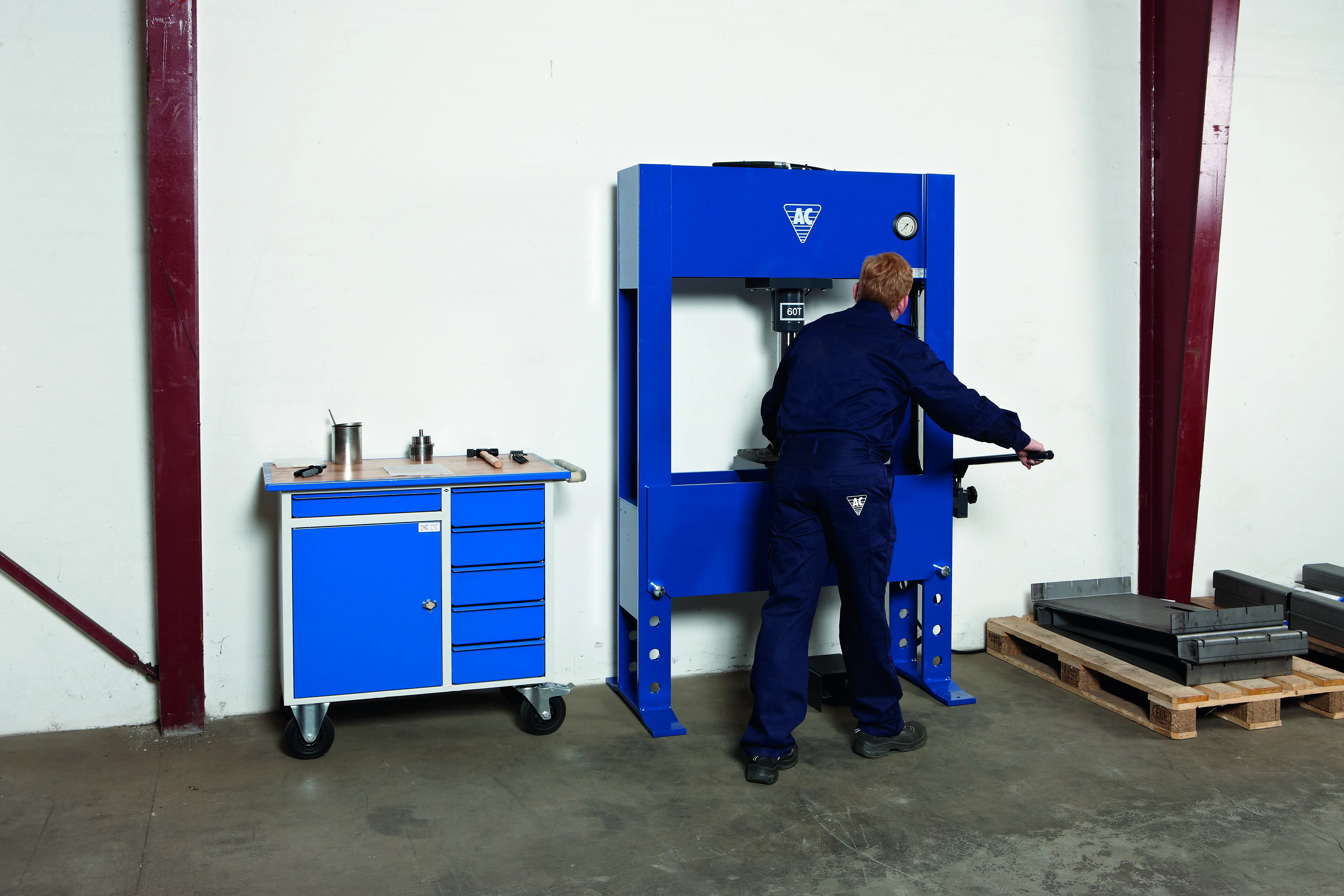 AC-P100H - 100t legupressa ( hand/loft ) - Image 8