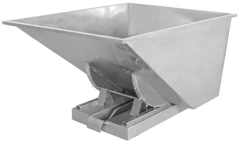 Ryðfrír ruslagámur 765 lítra