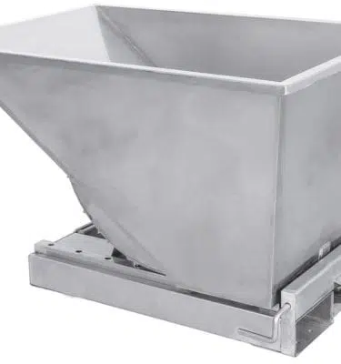 Ryðfrír ruslagámur 320 lítra