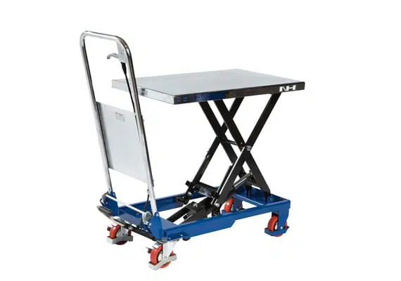NH lyftuborð á hjólum 450x700mm - 150kg