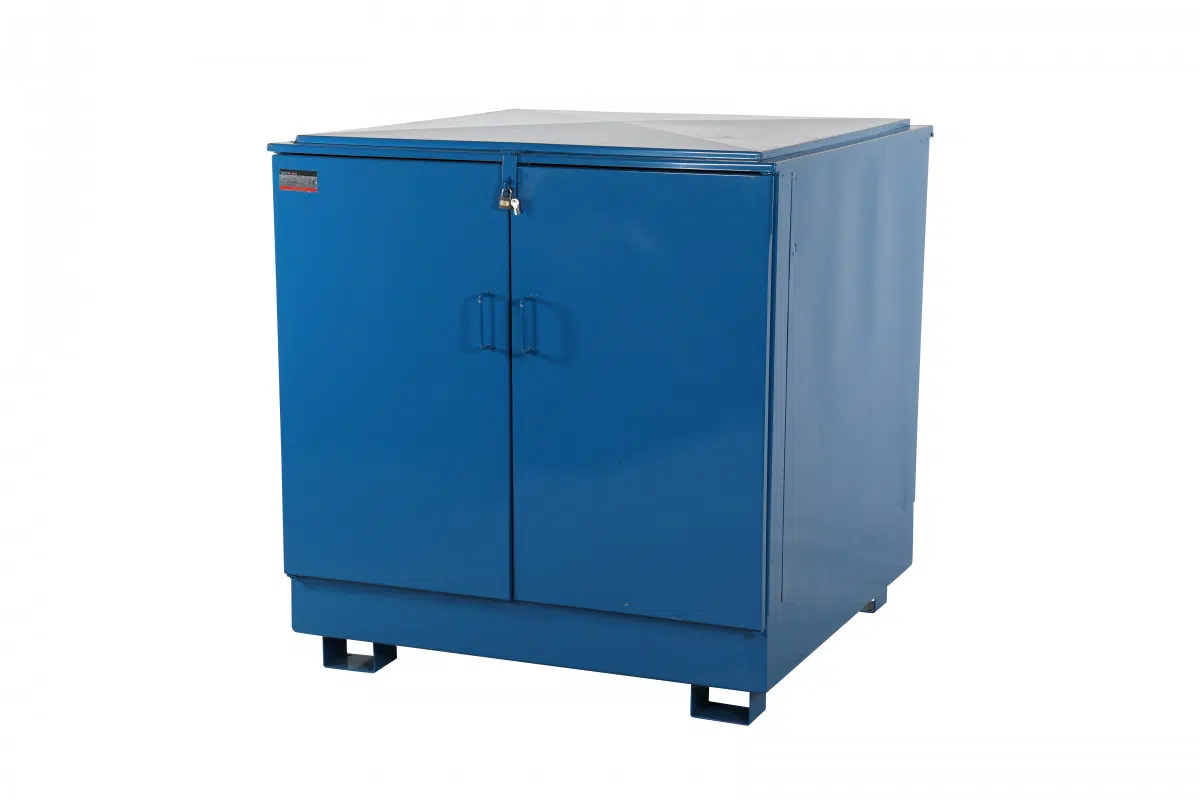 Lekabytta, undir 4 standandi tunnur, alveg lokuð - 380ltr - Image 3