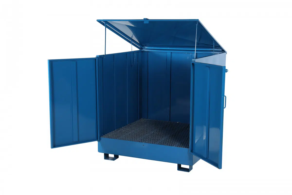 Lekabytta, undir 4 standandi tunnur, alveg lokuð - 380ltr - Image 2