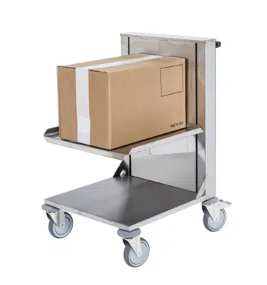 KM4202-RF - Ryðfrír vagn m. fjaðrandi plötu