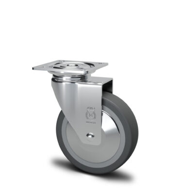 Ryðfrí hjól 50mm Pl+S