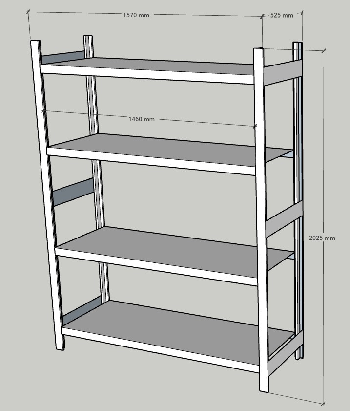Rosss hilla 2025x1570x525mm